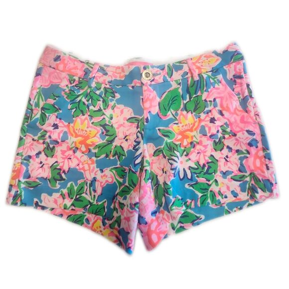 Lilly Pulitzer Bright Floral Shorts, 2 - Picture 3 of 7